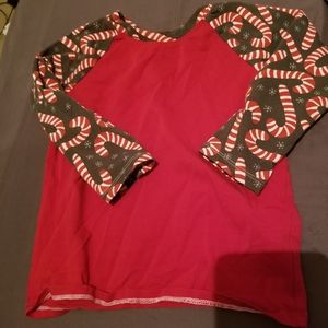 Custom 2t Candy Cane Raglan